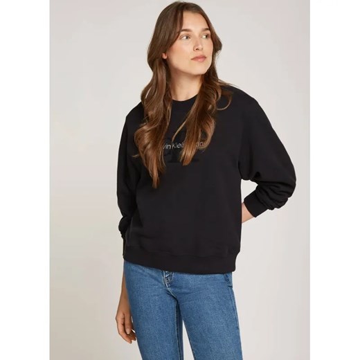 Calvin Klein Jeans Bluza Chenille | Regular Fit ze sklepu Gomez Fashion Store w kategorii Bluzy damskie - zdjęcie 184518207