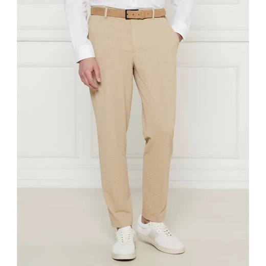 BOSS BLACK Spodnie chino P-Perin-J-EL-WG-252 | Slim Fit ze sklepu Gomez Fashion Store w kategorii Spodnie męskie - zdjęcie 184518388