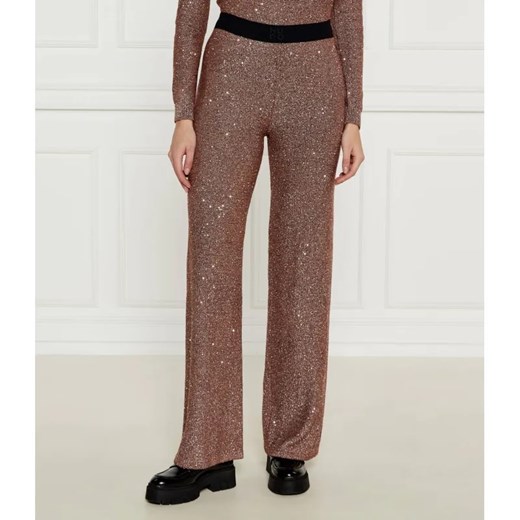 HUGO Spodnie Savesti | flare fit ze sklepu Gomez Fashion Store w kategorii Spodnie damskie - zdjęcie 184518406