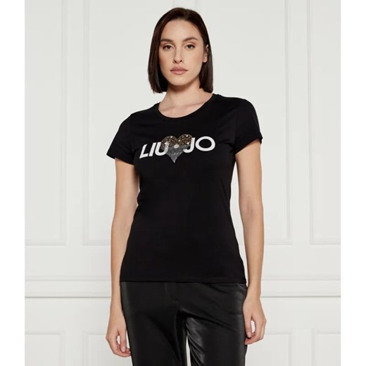 Liu Jo T-shirt | Regular Fit ze sklepu Gomez Fashion Store w kategorii Bluzki damskie - zdjęcie 184518435