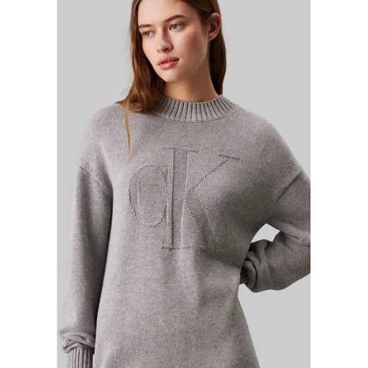 Calvin Klein Jeans Sukienka | z dodatkiem wełny M Gomez Fashion Store okazja