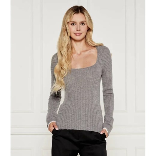 Pinko Wełniany sweter CYMRIC | Slim Fit | z dodatkiem kaszmiru Pinko M promocja Gomez Fashion Store