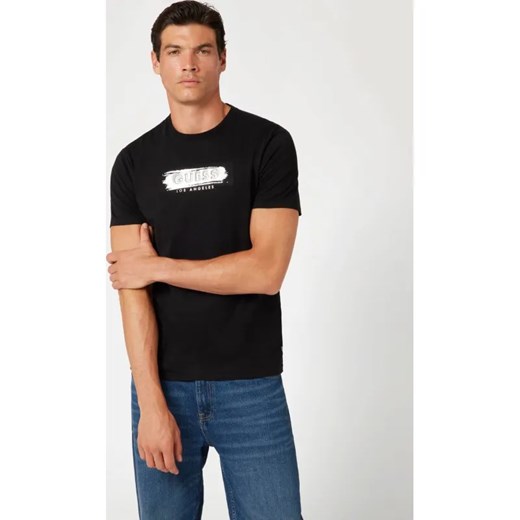 GUESS T-shirt DEBOSS | Slim Fit ze sklepu Gomez Fashion Store w kategorii T-shirty męskie - zdjęcie 184518745