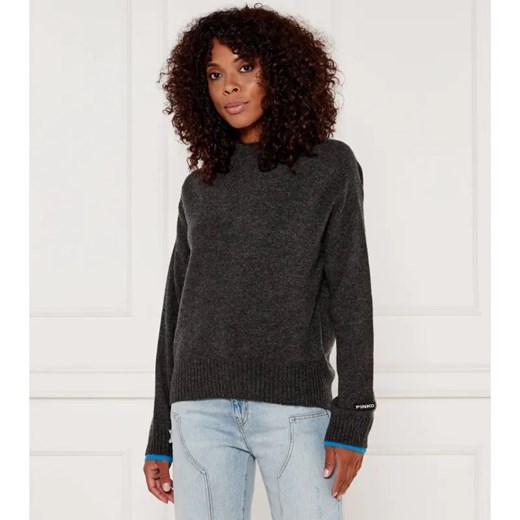Pinko Wełniany sweter DONSKOY | Regular Fit | z dodatkiem kaszmiru ze sklepu Gomez Fashion Store w kategorii Swetry damskie - zdjęcie 184518848