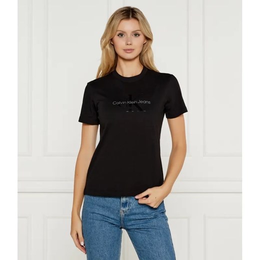 Calvin Klein Jeans T-shirt | Regular Fit ze sklepu Gomez Fashion Store w kategorii Bluzki damskie - zdjęcie 184518886
