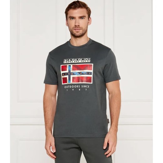 Napapijri T-shirt | Regular Fit ze sklepu Gomez Fashion Store w kategorii T-shirty męskie - zdjęcie 184518945