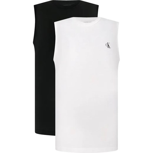 Calvin Klein Jeans Tank top 2-pack | Regular Fit ze sklepu Gomez Fashion Store w kategorii T-shirty chłopięce - zdjęcie 184518966
