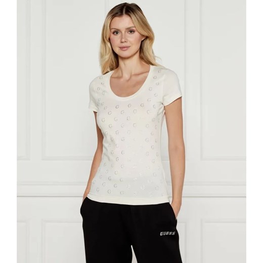 GUESS T-shirt | Slim Fit ze sklepu Gomez Fashion Store w kategorii Bluzki damskie - zdjęcie 184518985