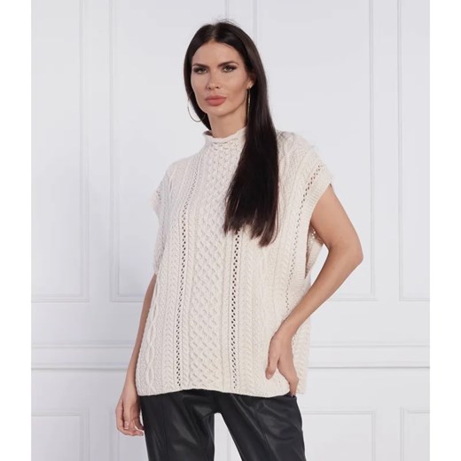 Joop! Wełniany bezrękawnik | Relaxed fit Joop! 40 promocja Gomez Fashion Store