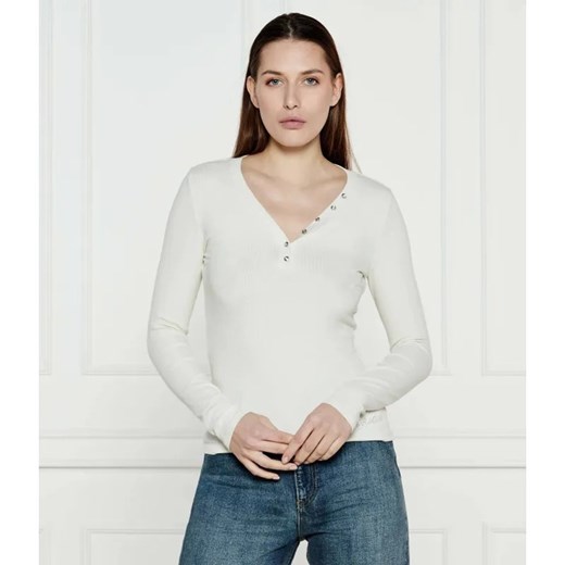 GUESS Bluzka KYLA | Slim Fit ze sklepu Gomez Fashion Store w kategorii Bluzki damskie - zdjęcie 184519047