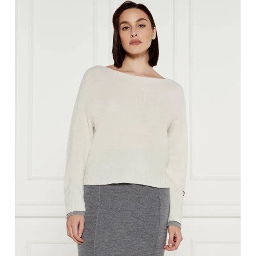 Pinko Wełniany sweter EUROPEO | Regular Fit | z dodatkiem kaszmiru ze sklepu Gomez Fashion Store w kategorii Swetry damskie - zdjęcie 184519066