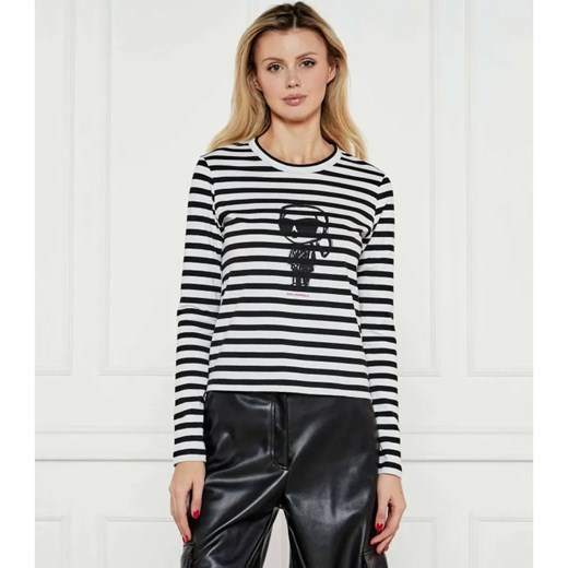 Karl Lagerfeld Bluzka IKON | Regular Fit ze sklepu Gomez Fashion Store w kategorii Bluzki damskie - zdjęcie 184519109