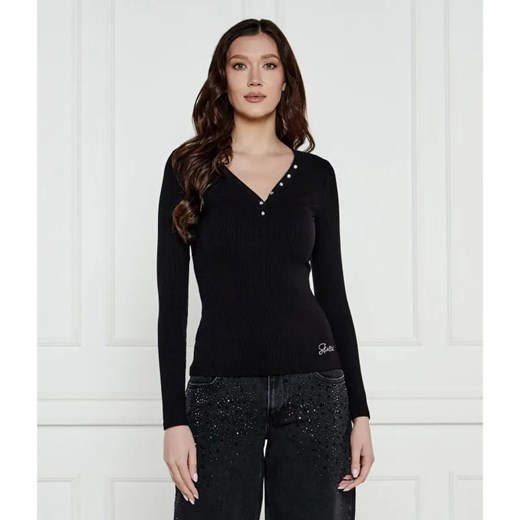 GUESS Bluzka KYLA | Slim Fit ze sklepu Gomez Fashion Store w kategorii Bluzki damskie - zdjęcie 184519146