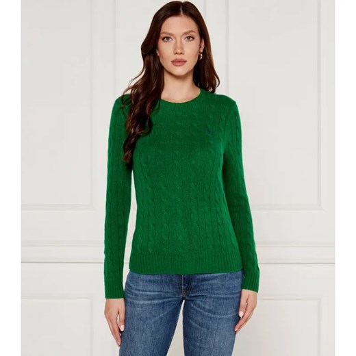 POLO RALPH LAUREN Wełniany sweter JULIANNA | Slim Fit | z dodatkiem kaszmiru ze sklepu Gomez Fashion Store w kategorii Swetry damskie - zdjęcie 184519149