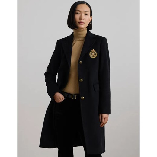LAUREN RALPH LAUREN Wełniany płaszcz | z dodatkiem kaszmiru ze sklepu Gomez Fashion Store w kategorii Płaszcze damskie - zdjęcie 184519156