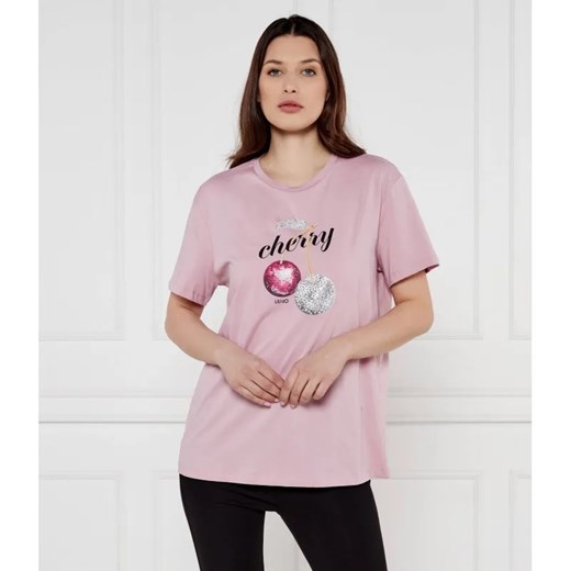 Liu Jo T-shirt | Regular Fit ze sklepu Gomez Fashion Store w kategorii Bluzki damskie - zdjęcie 184519195