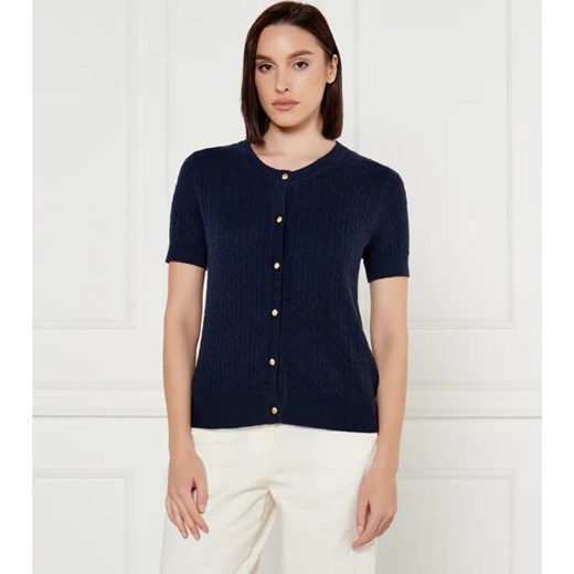 Tommy Hilfiger Wełniany kardigan | Regular Fit ze sklepu Gomez Fashion Store w kategorii Swetry damskie - zdjęcie 184519235