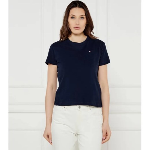 Tommy Hilfiger T-shirt | Slim Fit ze sklepu Gomez Fashion Store w kategorii Bluzki damskie - zdjęcie 184519328