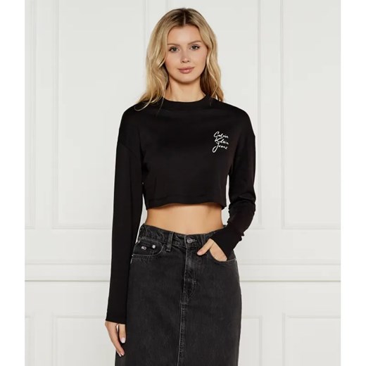Calvin Klein Jeans Bluzka | Cropped Fit ze sklepu Gomez Fashion Store w kategorii Bluzki damskie - zdjęcie 184519338