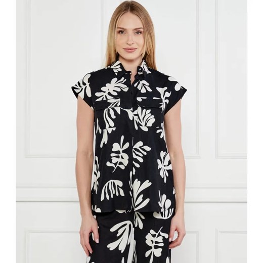 Marella Lniana koszula ADDOTTO | Regular Fit ze sklepu Gomez Fashion Store w kategorii Koszule damskie - zdjęcie 184519356