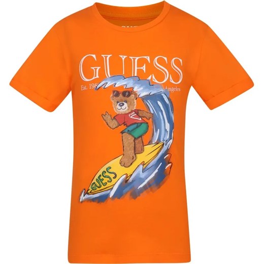 Guess T-shirt | Regular Fit ze sklepu Gomez Fashion Store w kategorii T-shirty chłopięce - zdjęcie 184519425