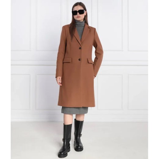 Tommy Hilfiger Wełniany płaszcz | z dodatkiem kaszmiru ze sklepu Gomez Fashion Store w kategorii Płaszcze damskie - zdjęcie 184519486