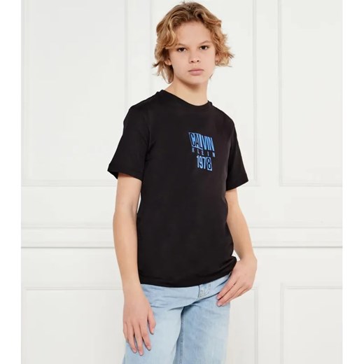 Calvin Klein Jeans T-shirt | Regular Fit ze sklepu Gomez Fashion Store w kategorii T-shirty chłopięce - zdjęcie 184519589