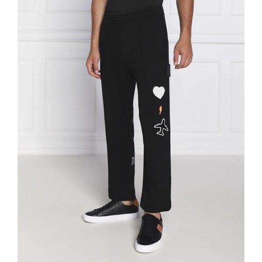 BOSS GREEN Spodnie dresowe Hurley Lotus | Relaxed fit ze sklepu Gomez Fashion Store w kategorii Spodnie męskie - zdjęcie 184519629