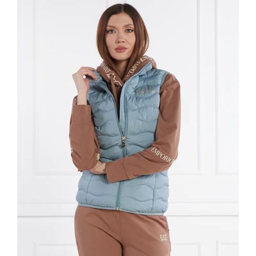 EA7 Bezrękawnik | Regular Fit ze sklepu Gomez Fashion Store w kategorii Kamizelki damskie - zdjęcie 184519665