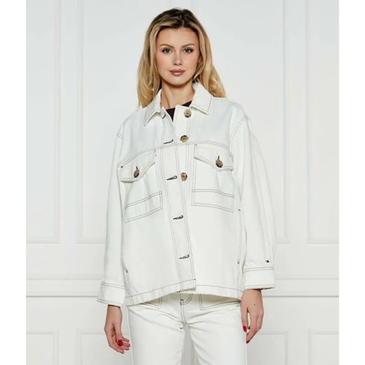 Tommy Hilfiger Jeansowa kurtka | Oversize fit ze sklepu Gomez Fashion Store w kategorii Kurtki damskie - zdjęcie 184519678