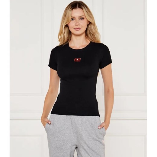 Guess Jeans T-shirt | Slim Fit ze sklepu Gomez Fashion Store w kategorii Bluzki damskie - zdjęcie 184519937