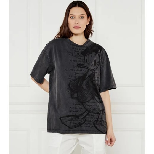 Desigual T-shirt DONALD | Desigual x Disney | Regular Fit ze sklepu Gomez Fashion Store w kategorii Bluzki damskie - zdjęcie 184519975