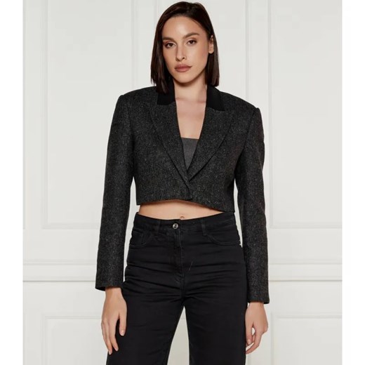 Patrizia Pepe Żakiet | Cropped Fit | z dodatkiem wełny ze sklepu Gomez Fashion Store w kategorii Marynarki damskie - zdjęcie 184520057