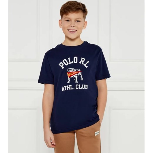 POLO RALPH LAUREN T-shirt | Regular Fit ze sklepu Gomez Fashion Store w kategorii T-shirty chłopięce - zdjęcie 184520066
