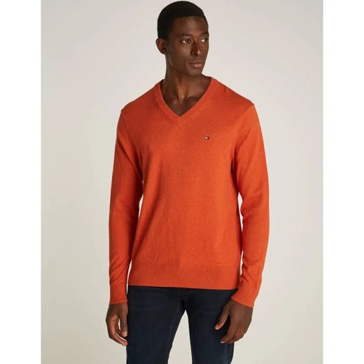 Tommy Hilfiger Sweter | Regular Fit | z dodatkiem kaszmiru Tommy Hilfiger S okazja Gomez Fashion Store