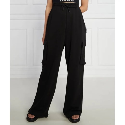 HUGO Spodnie dresowe Naleva | Relaxed fit L wyprzedaż Gomez Fashion Store