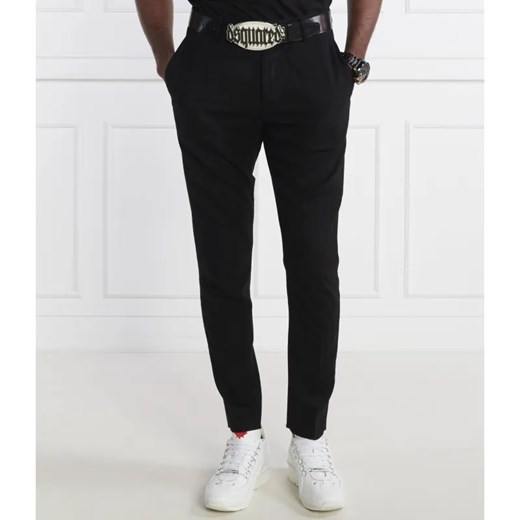 Dsquared2 Wełniane spodnie chino Flannel Sexy Chino Pant ze sklepu Gomez Fashion Store w kategorii Spodnie męskie - zdjęcie 184520236