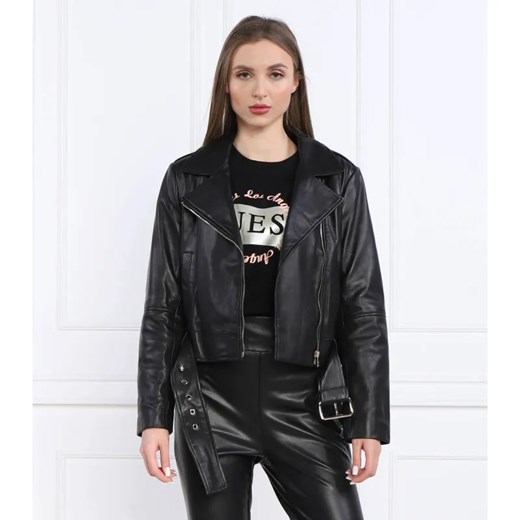 Liu Jo Skórzana kurtka | Regular Fit ze sklepu Gomez Fashion Store w kategorii Kurtki damskie - zdjęcie 184520248