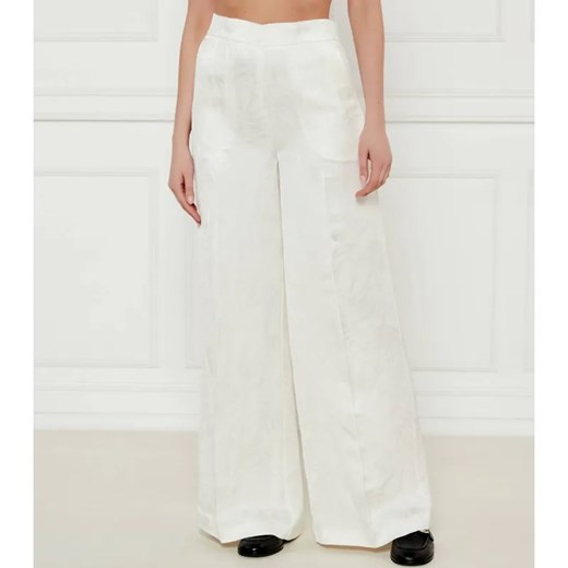 TWINSET Spodnie | Relaxed fit | z dodatkiem lnu ze sklepu Gomez Fashion Store w kategorii Spodnie damskie - zdjęcie 184520328