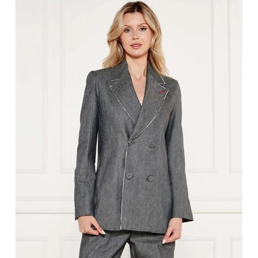 MAX&Co. Jeansowa marynarka NEUTRO | Slim Fit ze sklepu Gomez Fashion Store w kategorii Marynarki damskie - zdjęcie 184520479
