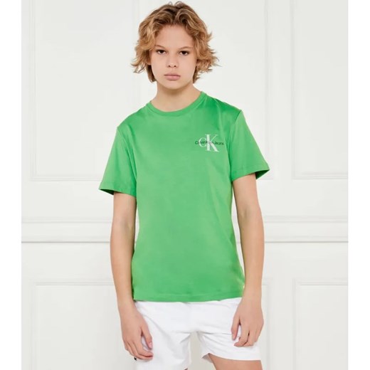 Calvin Klein Jeans T-shirt | Regular Fit ze sklepu Gomez Fashion Store w kategorii T-shirty chłopięce - zdjęcie 184520488