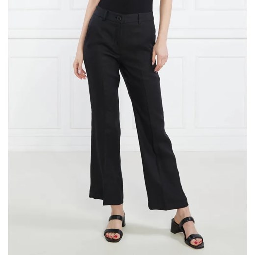 Marella Lniane spodnie | Regular Fit ze sklepu Gomez Fashion Store w kategorii Spodnie damskie - zdjęcie 184520516