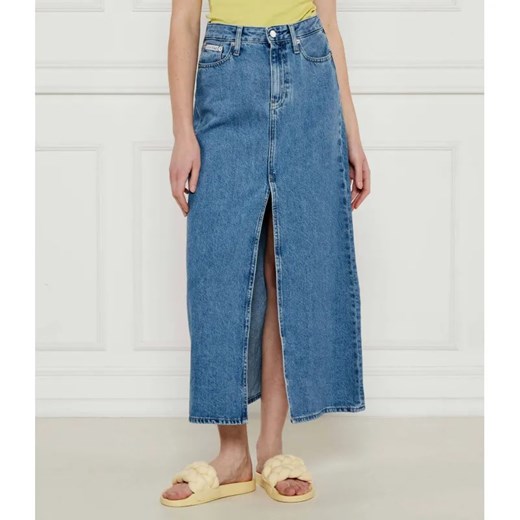 Calvin Klein Jeans Jeansowa spódnica A-LINE ze sklepu Gomez Fashion Store w kategorii Spódnice - zdjęcie 184520537