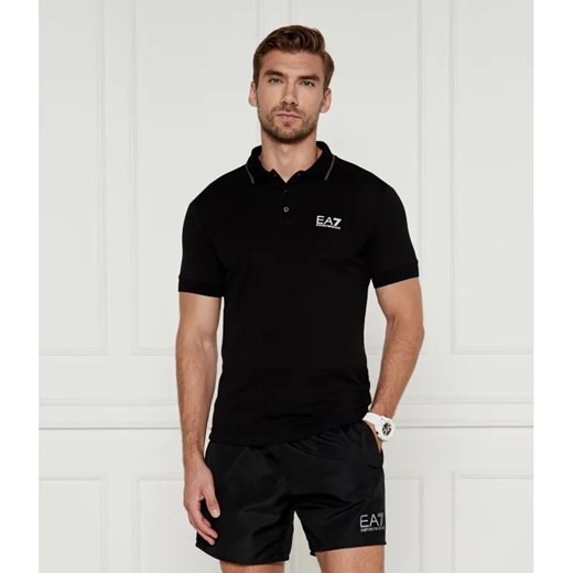 EA7 Polo | Regular Fit | pique ze sklepu Gomez Fashion Store w kategorii T-shirty męskie - zdjęcie 184520587