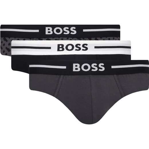 BOSS BLACK Slipy 3-pack Bold Design ze sklepu Gomez Fashion Store w kategorii Majtki męskie - zdjęcie 184520608