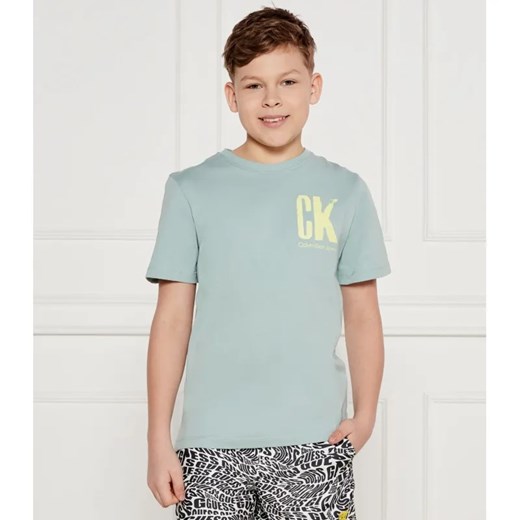 Calvin Klein Jeans T-shirt | Regular Fit ze sklepu Gomez Fashion Store w kategorii T-shirty chłopięce - zdjęcie 184520656