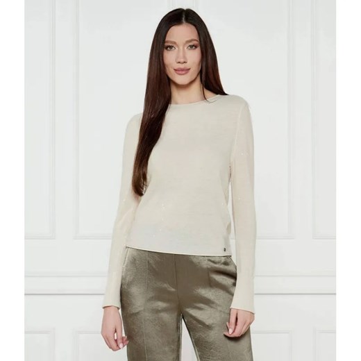 Marc Cain Wełniany sweter | Slim Fit ze sklepu Gomez Fashion Store w kategorii Swetry damskie - zdjęcie 184520688