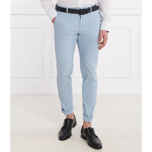 BOSS BLACK Spodnie chino Kaito1_T | Slim Fit ze sklepu Gomez Fashion Store w kategorii Spodnie męskie - zdjęcie 184520727