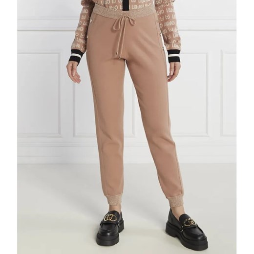 Liu Jo Sport Spodnie dzianinowe | Regular Fit ze sklepu Gomez Fashion Store w kategorii Spodnie damskie - zdjęcie 184520769