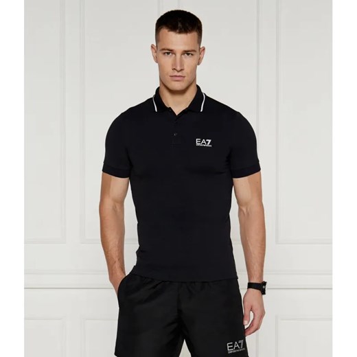 EA7 Polo | Regular Fit | pique ze sklepu Gomez Fashion Store w kategorii T-shirty męskie - zdjęcie 184520775